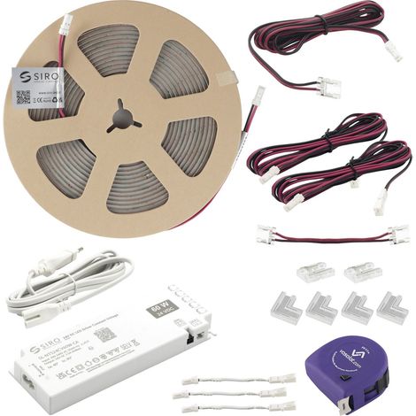 SIRO LED-Band 5m Led Streifen DualColor 10W/m 3000K-4000K, 24V/DC (1/5)