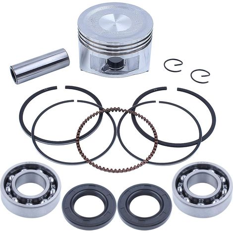 Kit de segments de piston 68mm, roulement de vilebrequin, joint d'étanchéité pour Honda GX160 GX200 chinois 168F 163cc 5,5 HP petit moteur (1/5)