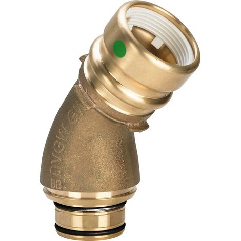 Viega Geopress-Codo de conexión 45 grados, d 40mm, fundición roja, modelo 9694.1TW, 766931