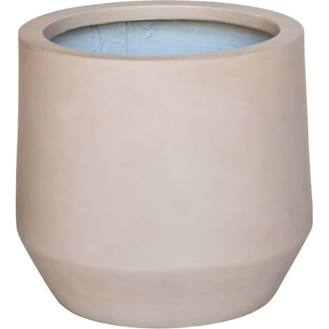 Pot de Fleurs Krabi Design Robuste et Léger Résistant au Gel Sable Mat pour Salon et Jardin - PANGIVO (1/2)
