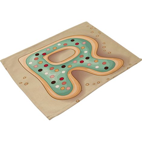 Tapis De Table En Coton Et Lin - Isolation Thermique Et Résistance À L'usure - Pour Salle À Manger Et Cuisine - Lot De 1 (1/2)