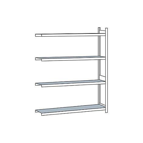 Weitspannregal  mit Stahlboden  Höhe 2500 mm  Spannweite 2250 (1/3)