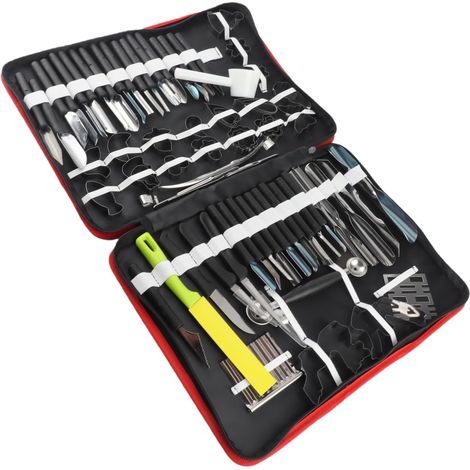 80 Pieces/Set Kitchen Sculpture Modeling Tools Fruit Vegetable Carving Peeling Tool Kit for Fruit and Vegetable Garnish (1/5)