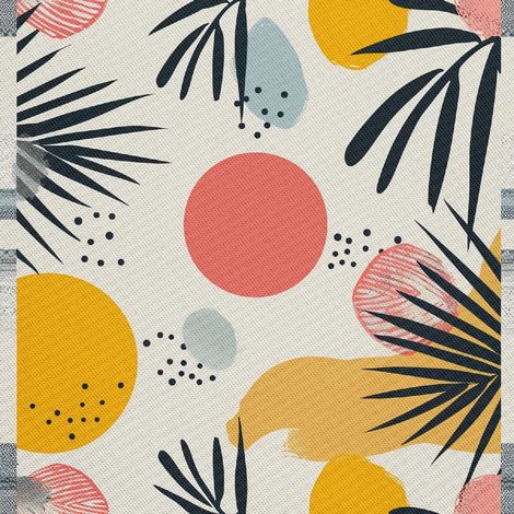 Tela Oxford decorativa para exteriores - Motivo Verano  DX9005 (1/5)