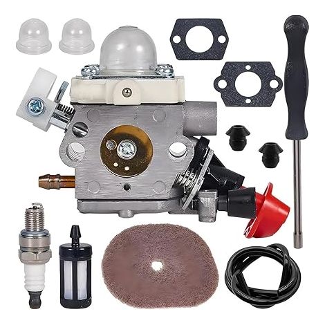 Kit Carburateur avec Filtre à Air et Bougie pour Stihl FS40 FS50 FS56 FS70 KM56 - Pièces Détachées Robustes (1/5)