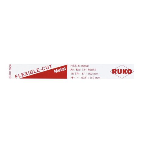 Lame de scie sabre RUKO 8908 HSS-bimétal RUKO 33189085 (1/5)