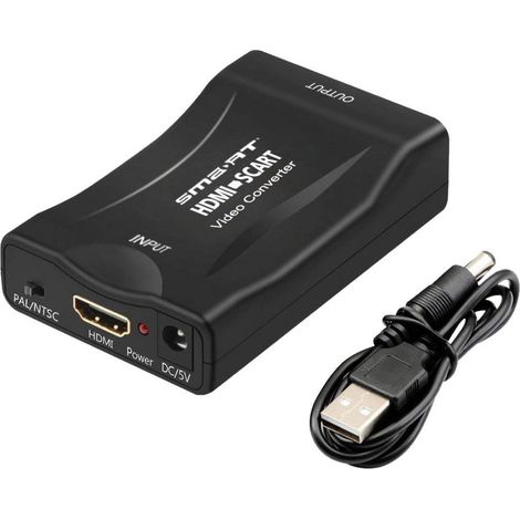 Convertidor shiverpeaks sp90-08018 salida digital conversión scart hdmi