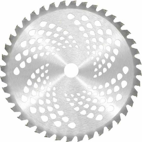 Lame de débroussailleuse universelle 10 "x 40T, pointe en carbure, lame de coupe pour le nettoyage des mauvaises herbes, 255x254mm, 40 dents (1/5)
