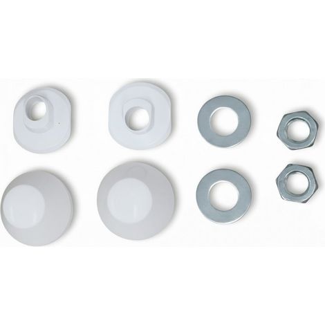 Jeu de cache-boulons et écrous pour fixation bâti-support Vitra Vitrus
