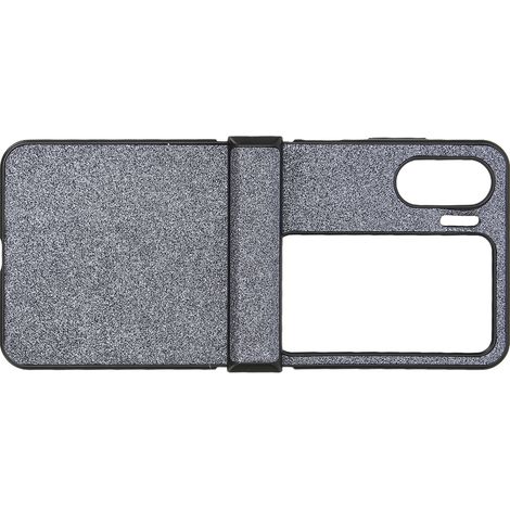 Étui à rabat pour Oppo Find N2 Flip, noir, résistant à l'usure, parfaitement ajusté et orné de paillettes. Facile à nettoyer. (1/5)