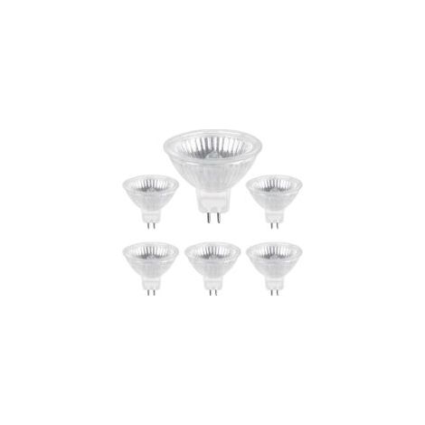 Ampoule Halogene GU5.3 35W 12V, 400lm Blanc Chaud 2700K Dimmable, Ampoule Spot Halogène MR16, pack de 6