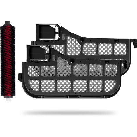 Accessori per Roborock S8 Pro Ultra, filtro dell'acqua e spazzola di pulizia per aspirapolvere, set di ricambio per filtro della stazione di aspirapolvere e spazzola a rullo (2 pezzi)