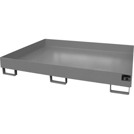 Bauer Regalwanne RW 1800, lackiert, Mausgrau