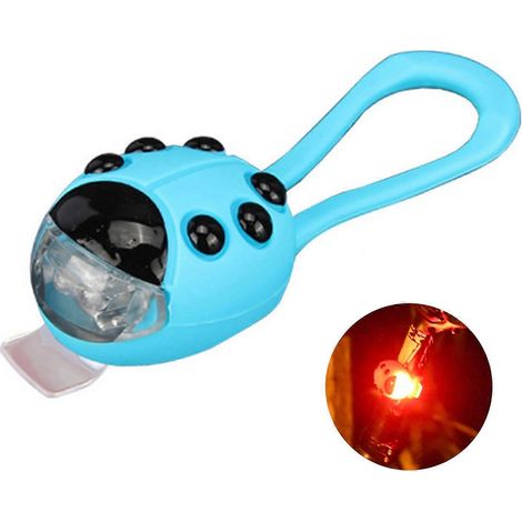 Lampe pour trottinette enfant, phare avant en forme de coccinelle, feu arrière, pièces détachées pour vélo. (1/5)
