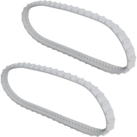 RCX23002 Courroies D'entraînement Exactes en Caoutchouc Compatible avec Hayward Aquavac Tiger Shark Plus QC SharkVac Nettoyeur de Piscine (2PCS)-- (1/4)