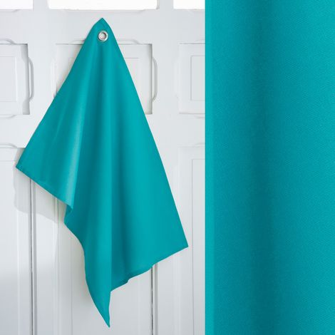 Essuie mains en coton couleur Mer du Sud 50 x 70 cm (1/2)