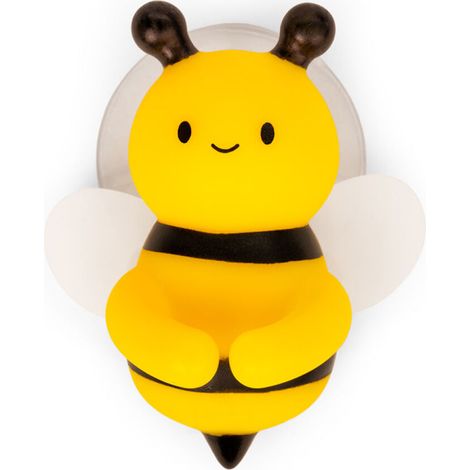 Kikkerland - Bumble Bee Toothbrush Holder - 5.5 cm x 6.75 cm x 3.25 cm