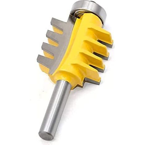 Punta per scanalatura da 8 mm, fresa per scanalatura del legno, punte per scanalatura per fresatrici, punta per fresatrice per legno MDF, legno massello, punta per scanalatura dritta (1/4)