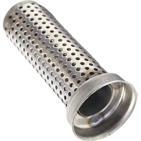 Chicane Échappement Moto 51mm Silencieux pour moto, Pot d'échappement silencieux DB Killer amovible Acier Inoxydable (1/5)