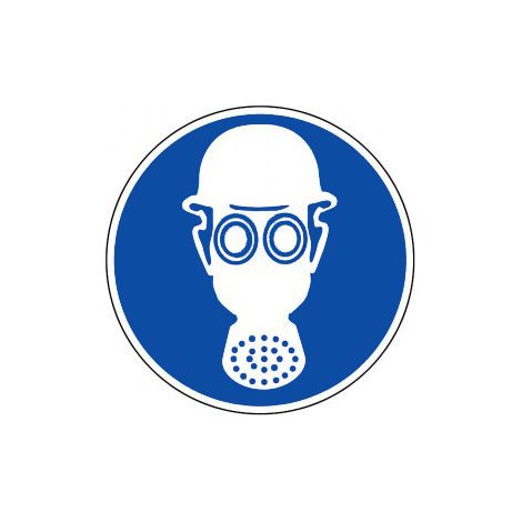 Panneau Masque de protection et casque obligatoire - Rigide Ø300mm - 4062723