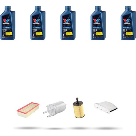 Kit tagliando 4 FILTRI e 5L OLIO compatibile con Vw Golf VI (5K15,5J5,5M1,517,521) 2.0 TSI 155kw Dal 2009 (1/5)