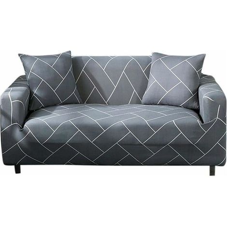 Housse de Canapé Élastique et Anti-poussière pour Canapé 3 Places (190-230 cm) (1/5)