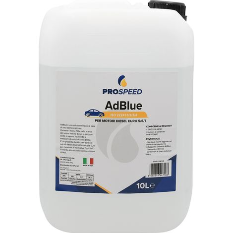 LIQUIDO PER MOTORI DIESEL 'AD BLUE' lt.10 - tanica  - PROSPEED