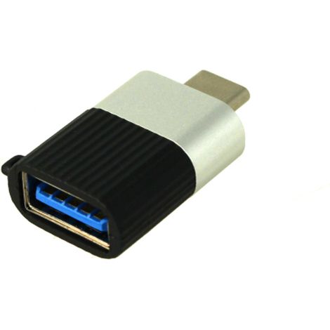 Adattatore da USB-A Femmina a USB Type C Maschio Con Portachiave Incluso (1/3)