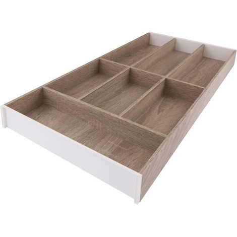 Blum Ambia-Line Besteckeinsatz Besteckkasten 622x300x50mm, Bardolino Eiche Stahl