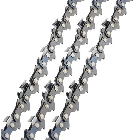 Chaine Tronçonneuse - 35 cm - Pas 3/8 LP - Jauge 1,1 mm - 50 Maillons - Compatible MS170 MS180 MS192T - Lot de 3 (1/5)