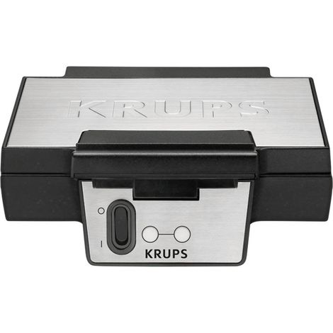 Gaufrier belge Krups FDK251, noir et argent (1/5)