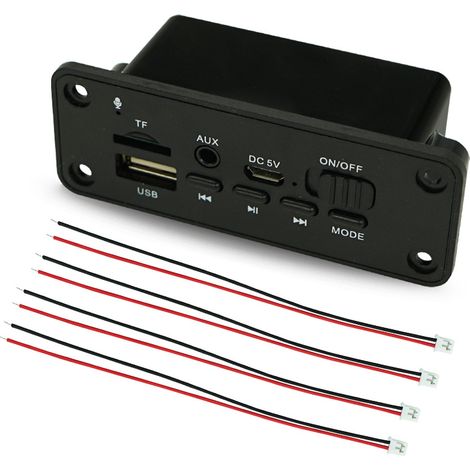 Carte d'amplification Bluetooth 23W, module Bluetooth, carte de décodage MP3, boîtier lecteur Bluetooth stéréo, 3,7V.