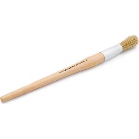 pincel cabolata redondo. pintura. punta redondeada. mango de madera. número 6 nº pincel n29