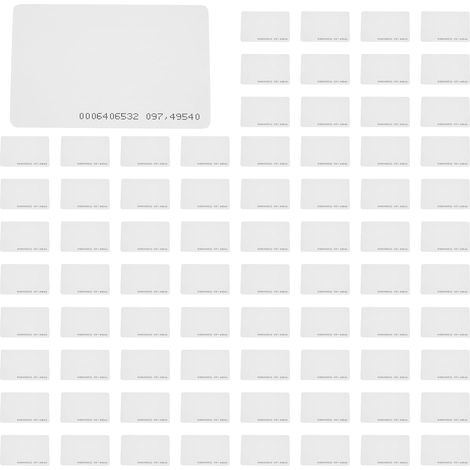 200 Pièces Carte de Contrôle D'Accès Carte RFID 125 KHz EM4100 TK4100 Carte de Proximité Intelligente Clé D'Étiquette RFID pour Clé de Contrôle D'Accès (1/5)