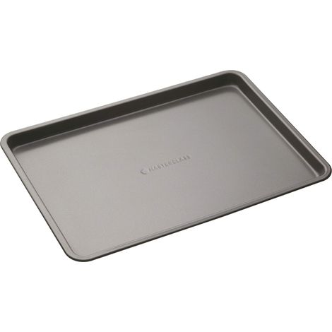 MasterClass Teglia, teglia da forno antiaderente per cuocere e arrostire 35x25x2cm, con maniche, grigio (1/5)