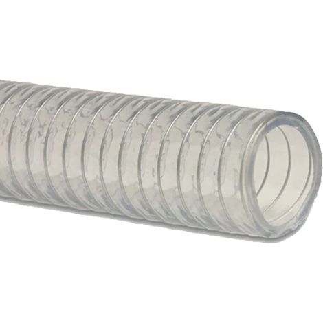 MEGASTEEL Saug- und Druckschlauch Innen-Ø 38 mm - 1 1/2 Zoll, transparent