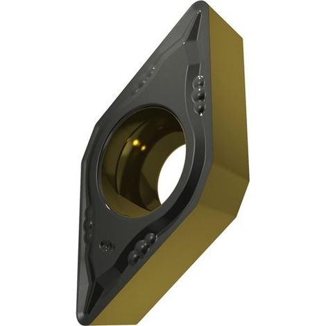 Placa de giro y corte ISO DCMT 11T308E-FM:T9415 D. 4,4mm recubierta de MT-CVD (1/2)