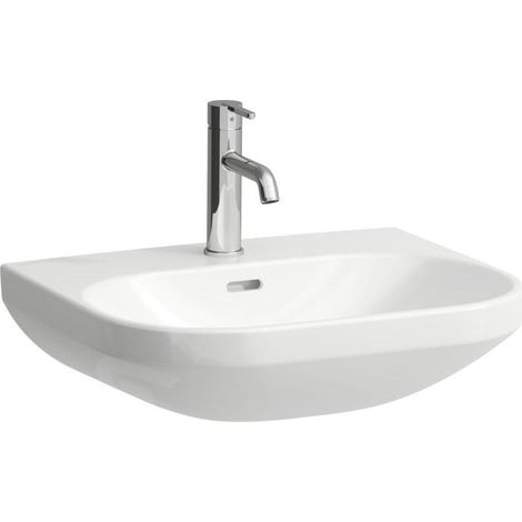 LAUFEN LUA lavabo, 1 trou pour robinet, avec trop-plein, (1/4)