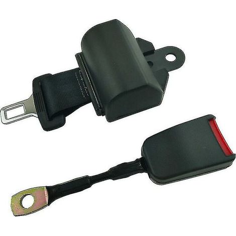 Fournitures automobiles, enrouleur télescopique automatique, ceinture de sécurité à deux points pour chariot élévateur, base optionnelle fixée à vis (1/5)