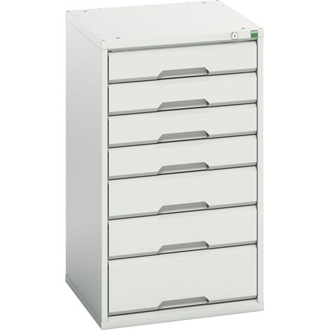 Bott 16925029.16 Verso 7 Drawer Cabinet 525 x 900mm Light Grey BOT169250296