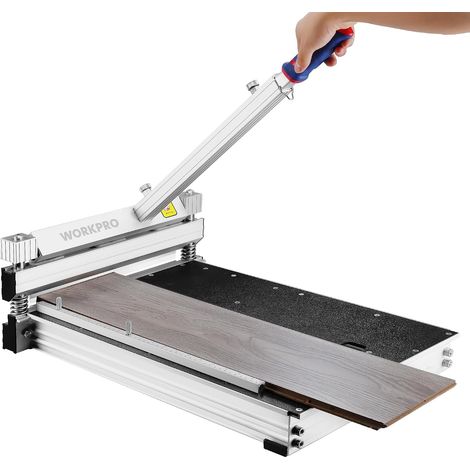 Coupe-Sol Stratifié avec Angle de Précision, Coupe Parquet L argeur 340 mm, Profondeur 16 mm, Alliage d'Aluminium, Idéal pour Stratifié, Vinyle, Parquet et Plancher VCT, SPC, LVP, WPC (1/5)