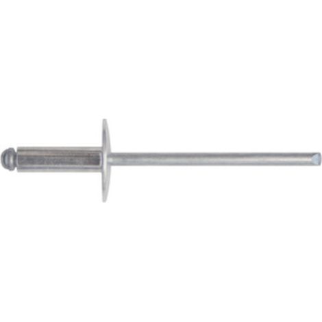 CONF RIVETTI ALLUMINIO TESTA LARGA 4,0X16 100 PZ Q.TA 10