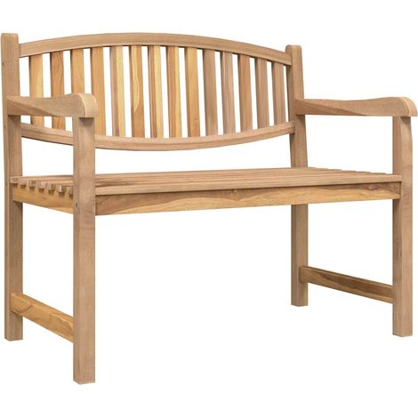Banc de jardin - Banquette 114x59x87 cm bois de teck solide fr8814 - Maison La Vie (1/5)