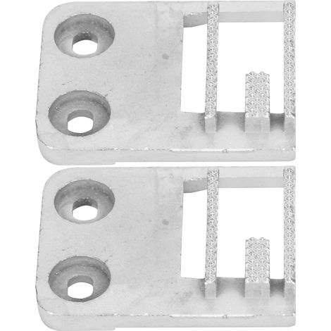 2 Pièces Plaque à Aiguille en Forme de E pour Machine à Coudre JANOME, Plateau d'Entraînement Multifonction 735081004 (1/5)