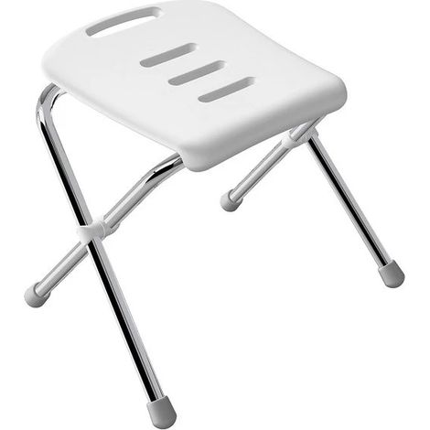 Chaise pliante rabattable de bain Chrome Spirella (1/5)