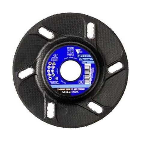 DISCO DESBASTE CC-GRIND VIEW 125X22,23MM SGP STEELOX (STEEL+INOX) - PFERD