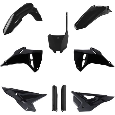 Kit completo di plastiche Polisport CRF 250R 250RX 450R 450RX 25 nere resistenti