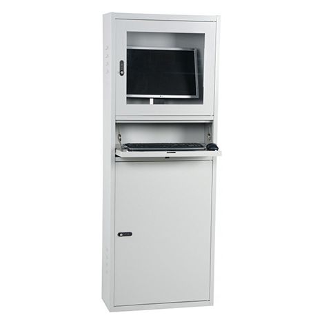 Armadio di sicurezza blu per apparecchiature IT - Schermi fino a 21 pollici - 4031071154
