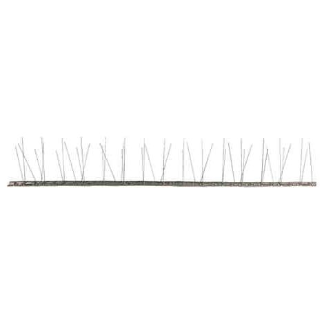 DISSUASORE PER VOLATILI IN ACCIAIO INOX cm 100x10h - 25 metrilineari