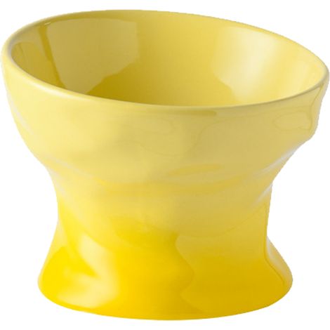 Bol en céramique oblique à motif dégradé, pieds hauts pour protéger les vertèbres cervicales. (1/4)